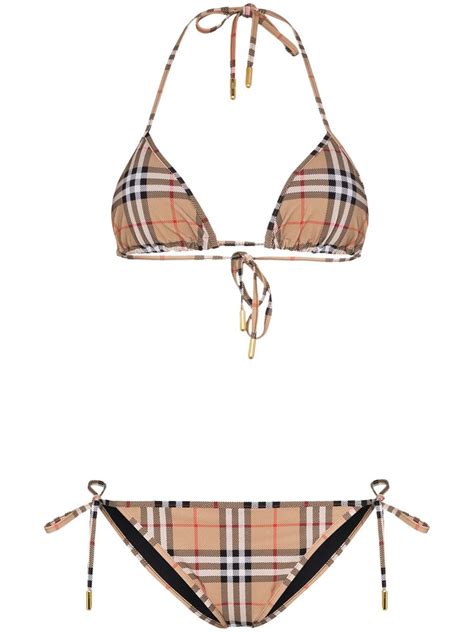 burberry triangle swimsuit.